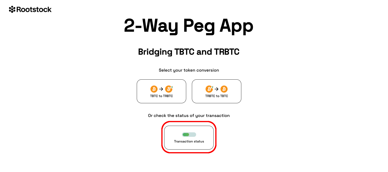 Transaction status